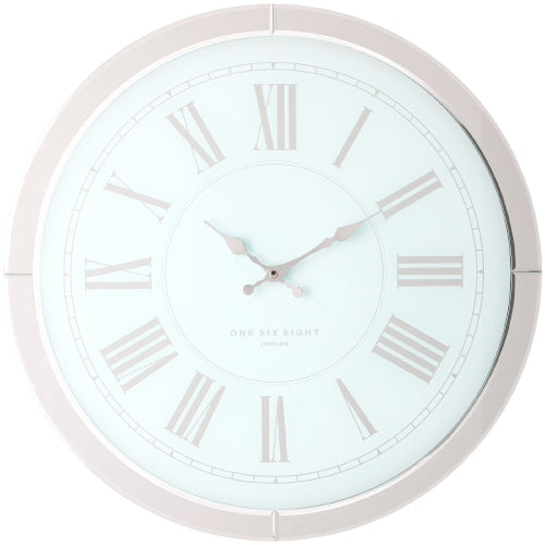 Mary glass wall clock