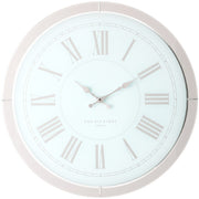Mary glass wall clock