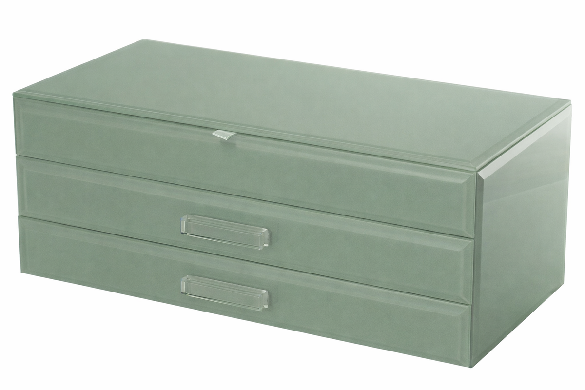 Gabriella Olive Green Jewel Box