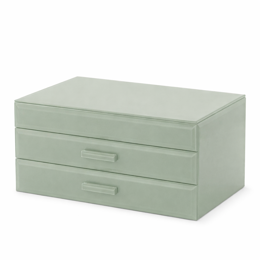 Gabriella Olive Green Jewel Box