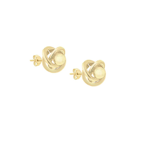 9ct knot stud