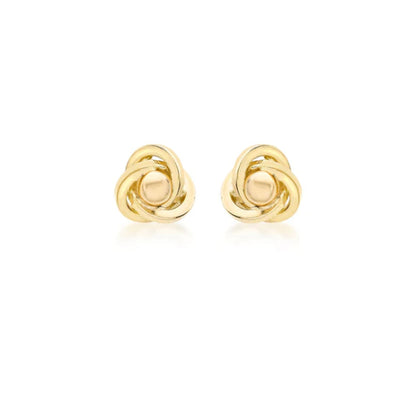 9ct knot stud