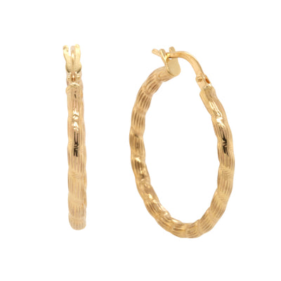 9ct gold bonded earrings