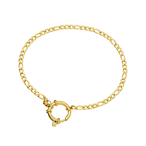 Figaro charm bracelet