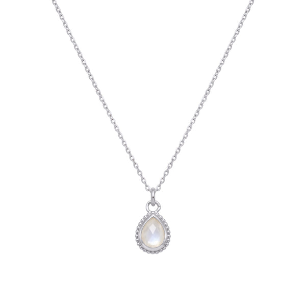 Moonstone Teardrop Pendant