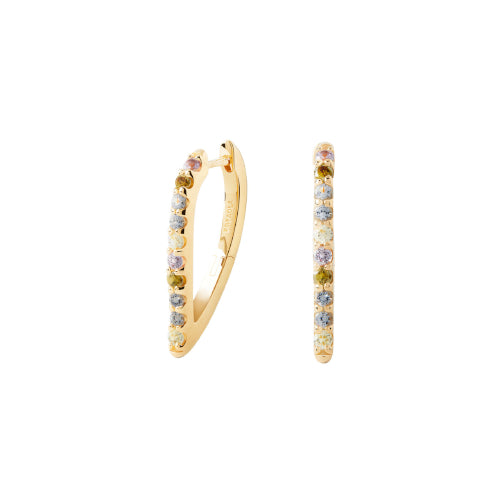 Multicolour Gloss Hoops