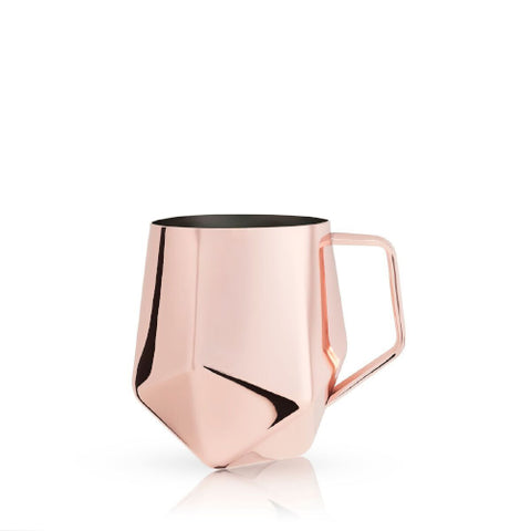 Faceted Moscow Mule Mugs