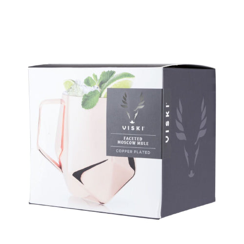 Faceted Moscow Mule Mugs