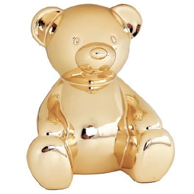 Gold bear money box
