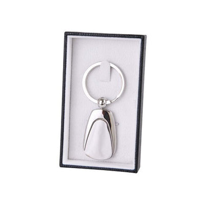 Silver plated boxed keyring