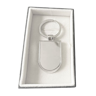 Silver Plated Boxed Keyring
