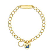 Gold plated baby bracelet