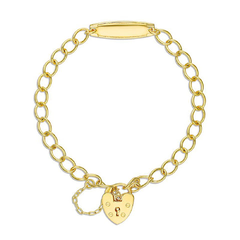 Gold plated baby bracelet