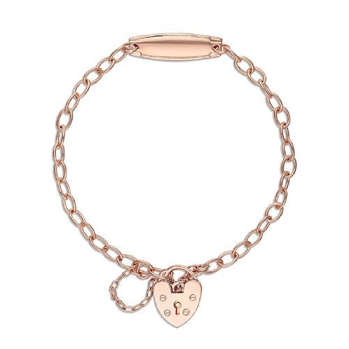 Rose gold plated baby bracelet