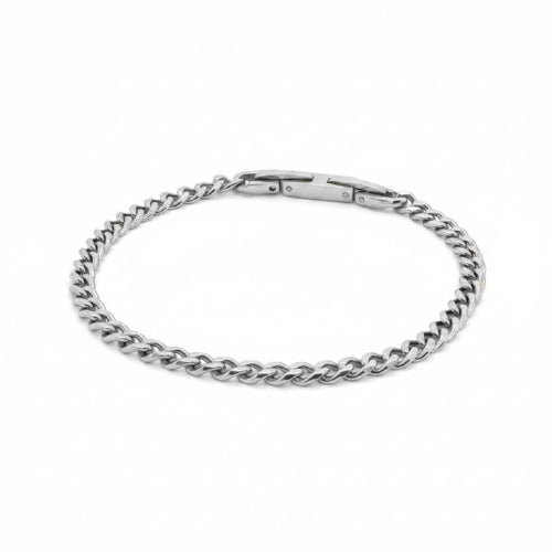 Steel 4mm Cuban Bracelet
