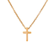 Veri steel cross necklace