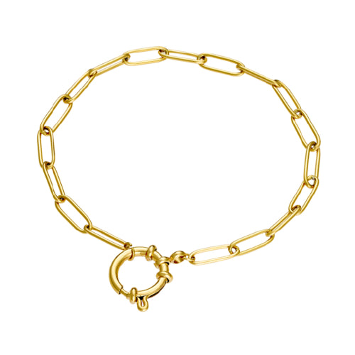 Oblong  charm bracelet