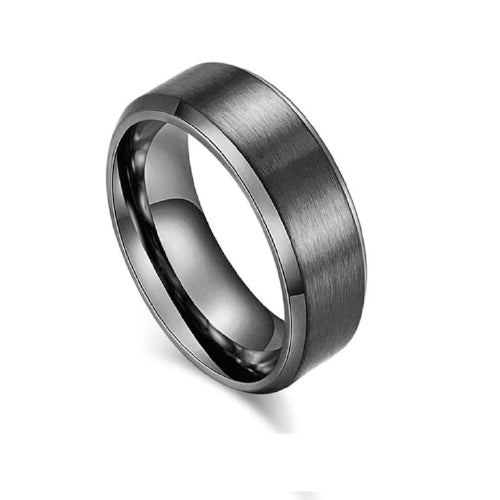 Black steel rings