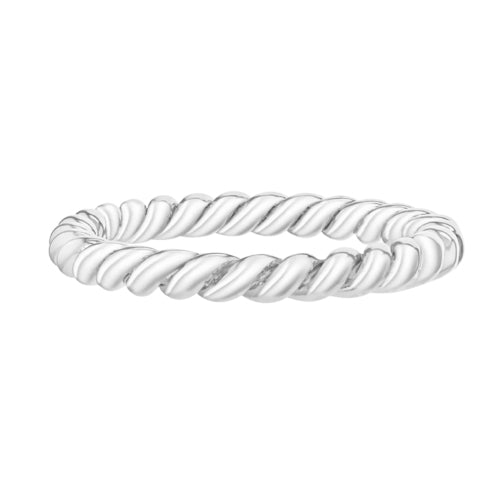 Sterling silver twist ring