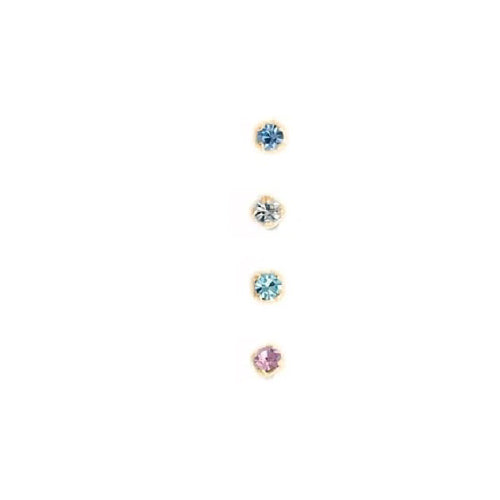 4 Pack Nose Studs