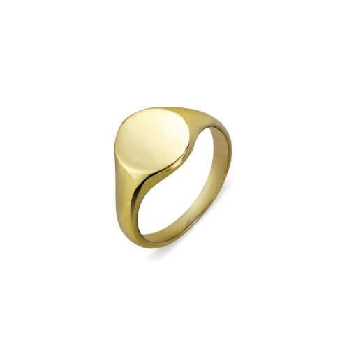 Gold plated signet ring