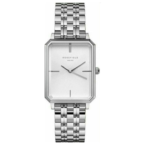 Rosefield Octagon Silver Watch