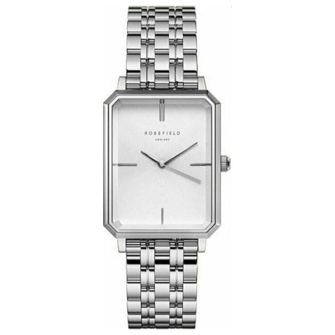 Rosefield Octagon Silver Watch