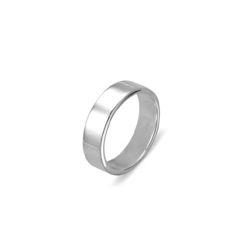Sterling silver plain ring