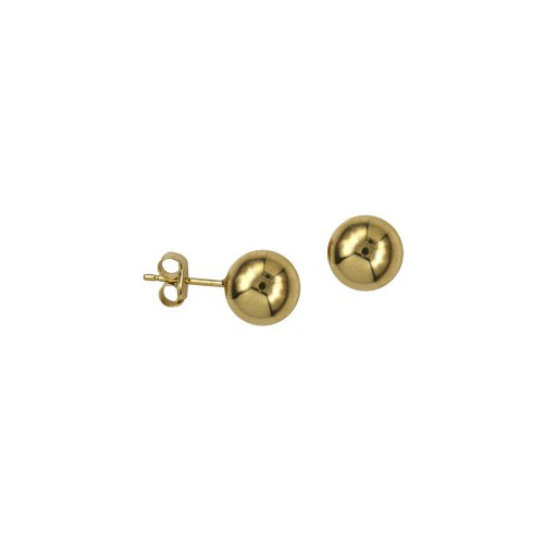 9ct 10mm ball studs