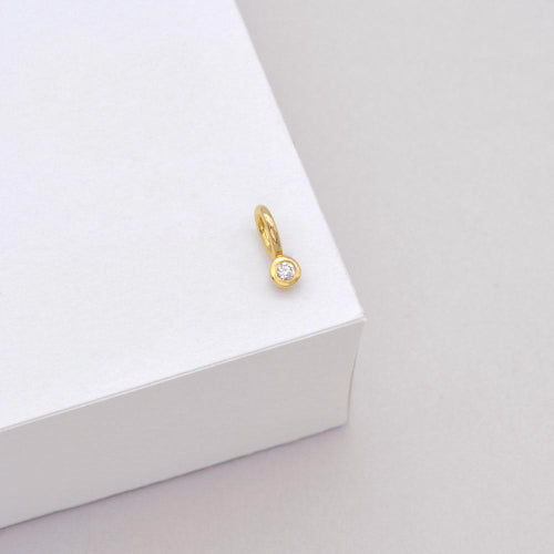 9k Tiny Diamond Charm