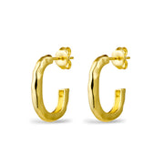 Sterling silver gold plated earrings