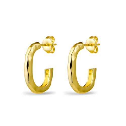 Sterling silver gold plated earrings