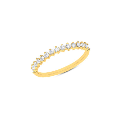9ct yellow gold Lab Grown Diamond ring