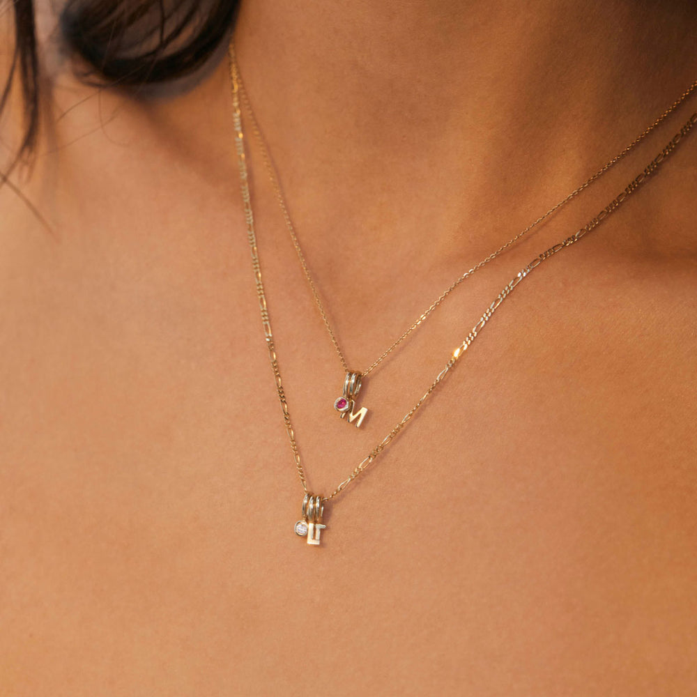 9ct Tiny Letter Charm
