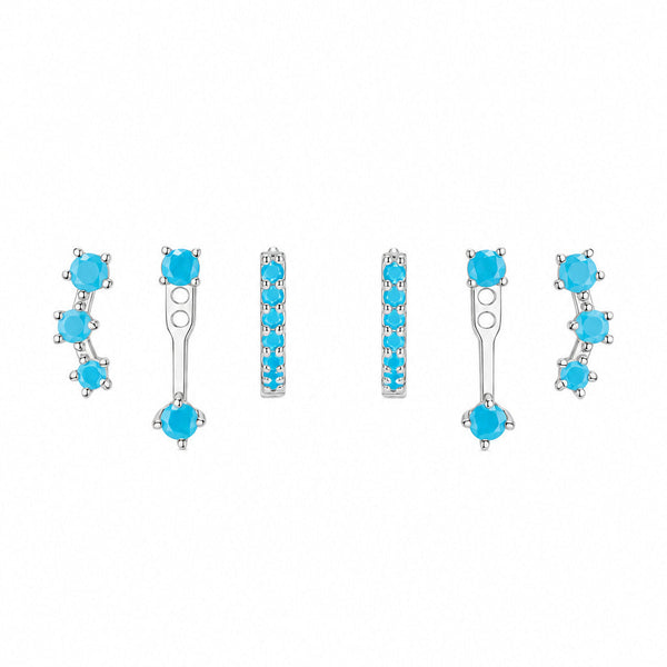 Cerulean Silver Stacker Set