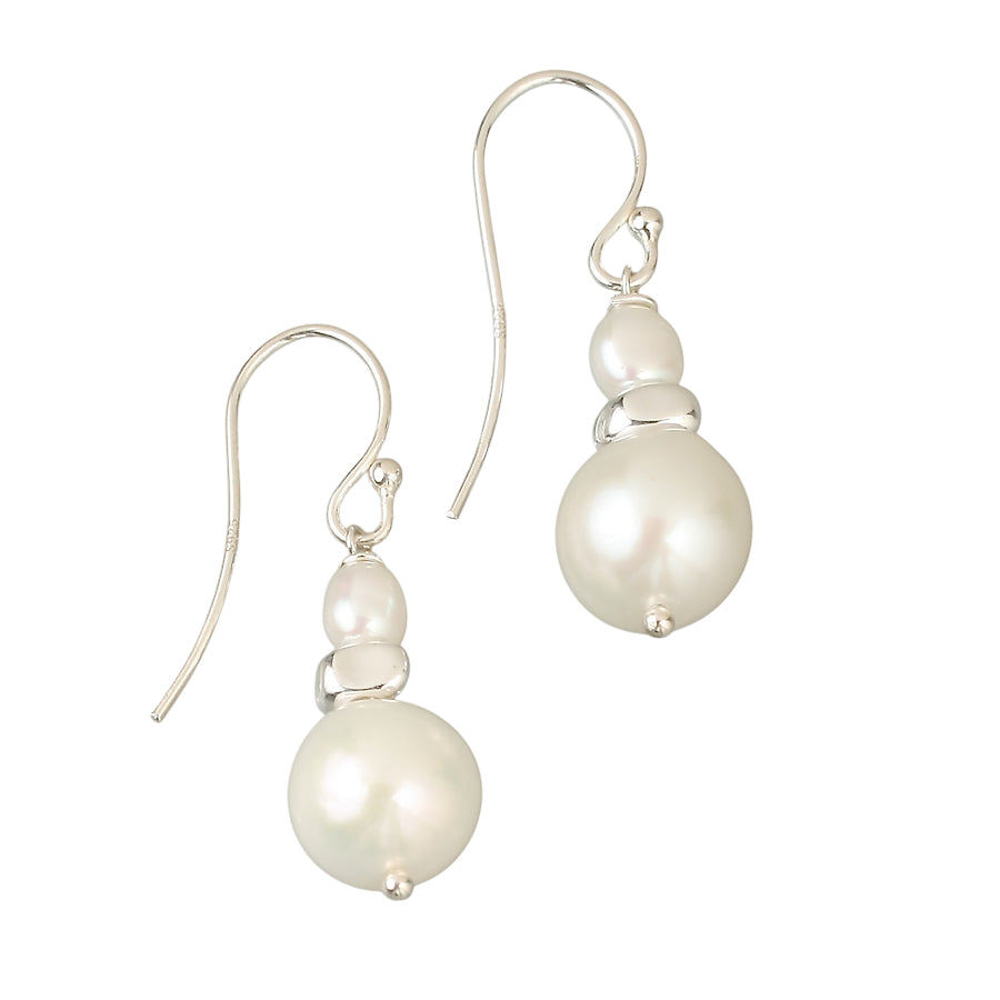 Sterling Silver Pearl Earrings