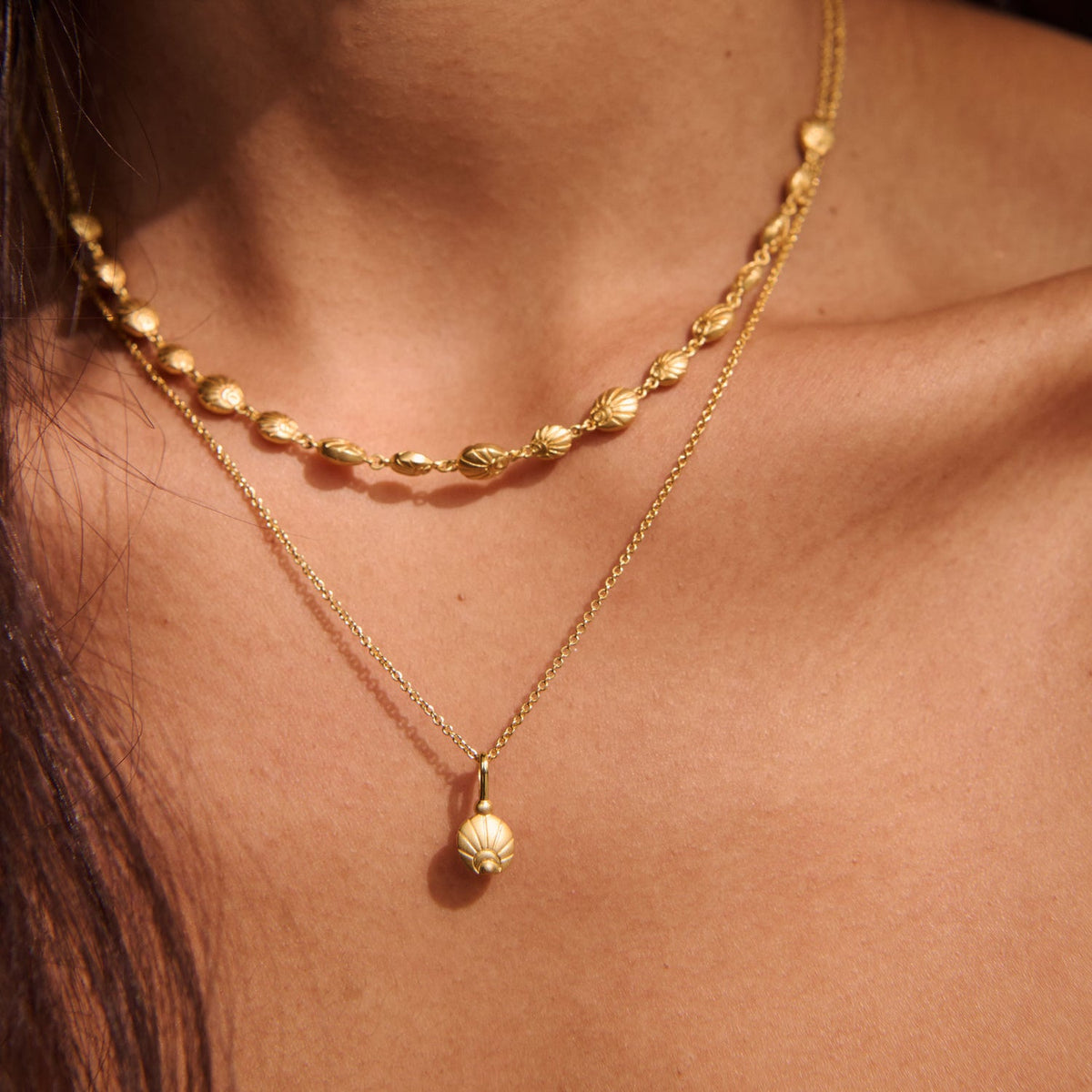 Soul Protector Shell Charm Necklace