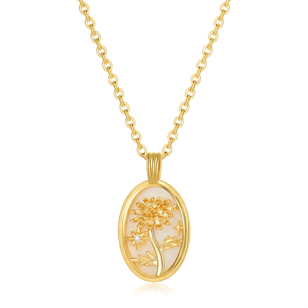November Birthflower Necklace
