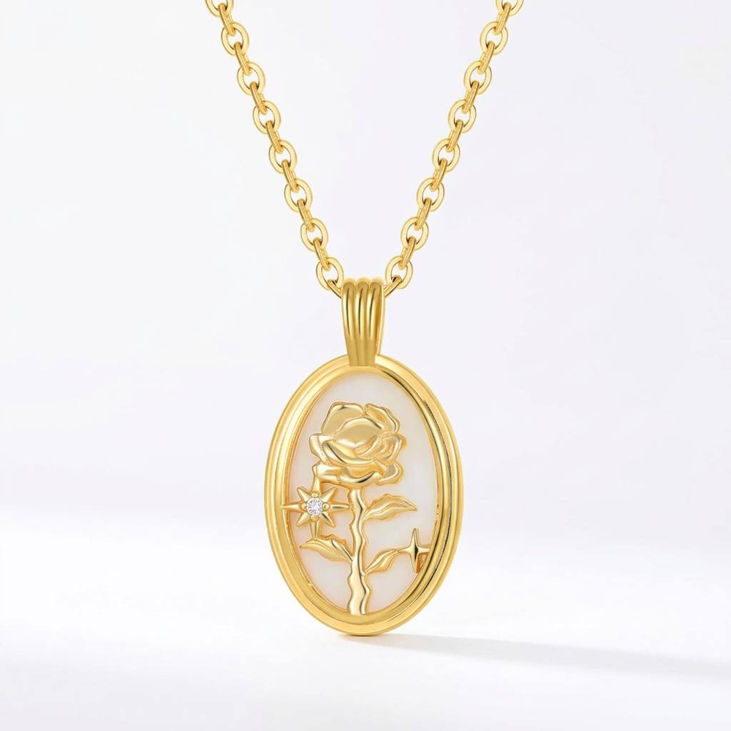 June Birthflower Necklace