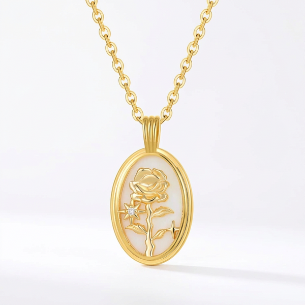 June Birth Flower Necklace