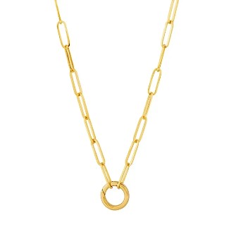 40cm Longlink Stainless Steel Gold Chain