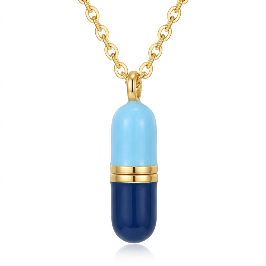 Charm Bar Kids Coloured Bubble Letter Necklaces