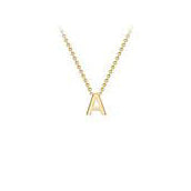 9ct gold inital necklace