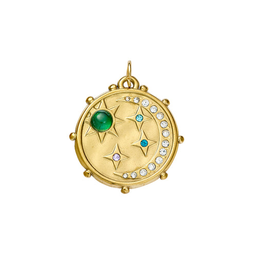 You Are My Moon & Stars Charm