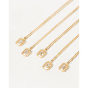 Mini Letter A Necklace