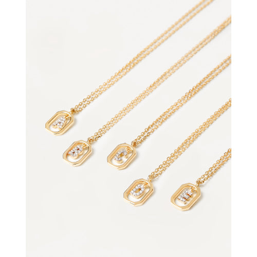 Mini Letter A Necklace