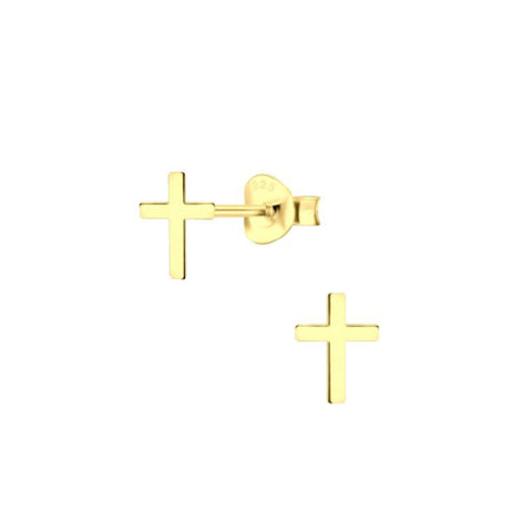 Petite Cross Studs