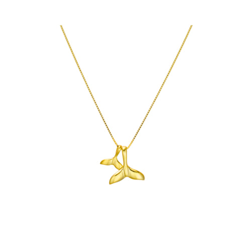 Whale tale necklace