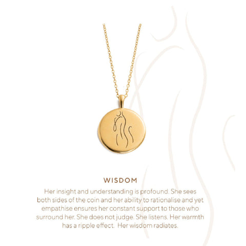 Gold plated Wisdom Amulet