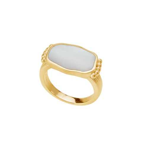 Aphrodite Goddess MOP Ring